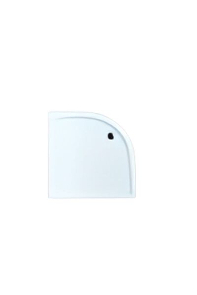 Kupon Duş 90 x 90 Oval Flat Duş Teknesi H:5 cm