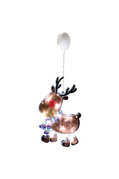 Home Decorațiune de Crăciun pentru ferestre, Acasă, LED, Ren, Multicolor