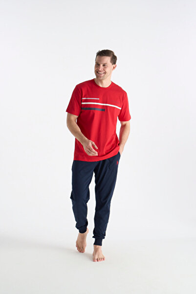 U.S. Polo Assn. New season men's red pajama set