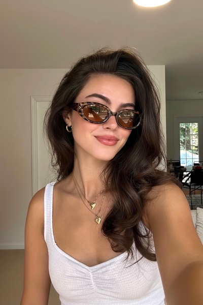 Roger Bacon Tortoise Leopard Women's Sunglasses