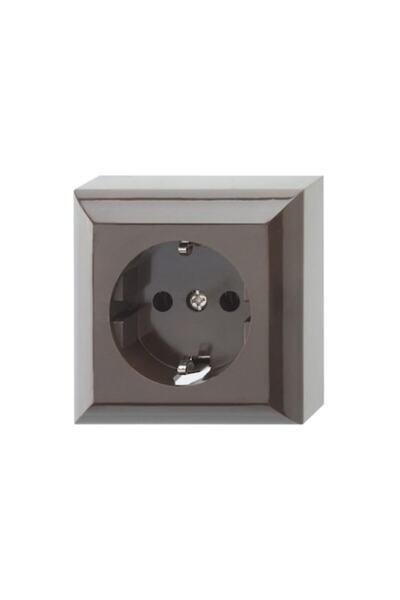 Gao Grounding Socket, Plastic, Business Line, Brown