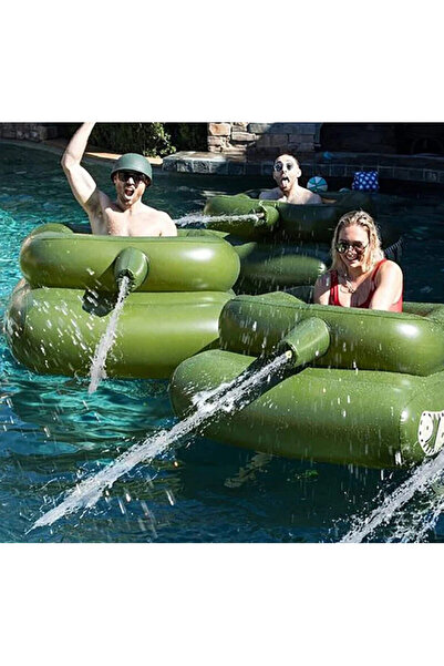 Vivendo Inflatable pool tank 160x110x60 cm with water gun and 0.25mm PVC patch
