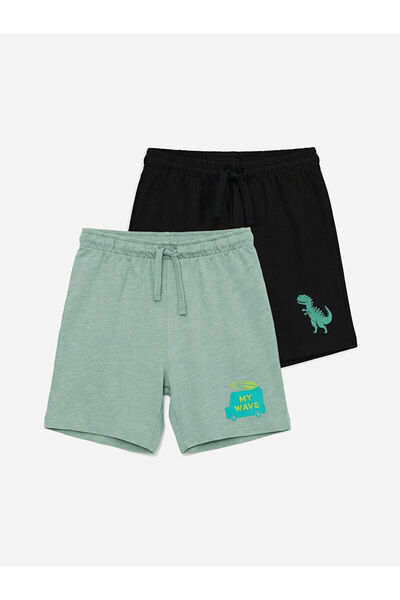 LC Waikiki I شورتات مطبوعة للأولاد من فريزن ستور، عبوة من قطعتين