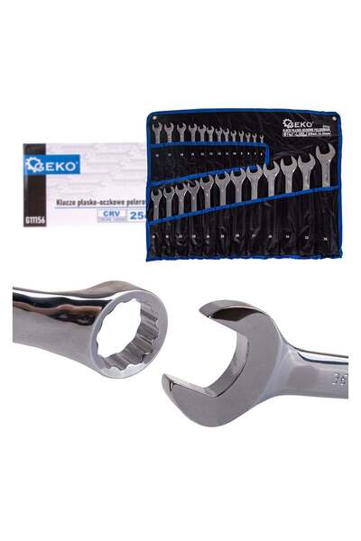 GEKO SET 25 DE CHEI COMBINATE FIXE SI INELARE CrV 6-36MM -