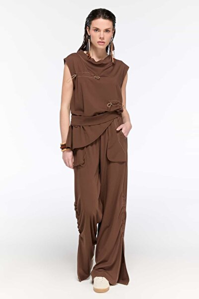 LAMANTE Büzgü Detaylı Pantolon