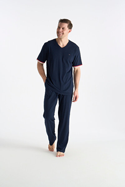 U.S. Polo Assn. Licensed Men's Navy Blue Pajama Set 19041
