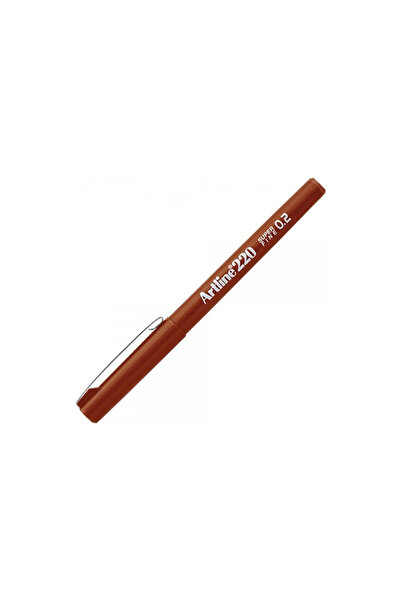artline 220N Super Fine Writing Pen Brown (Brown)