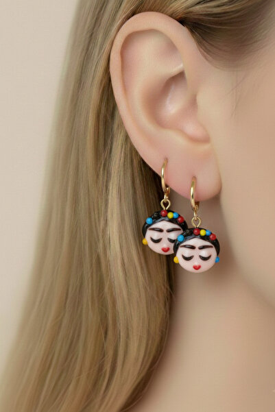 PETEK AKSESUAR أقراط فريدا الزجاجية المصنوعة يدويًا من مورانو