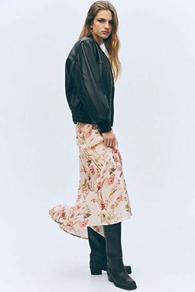 H&M Linen-blend skirt