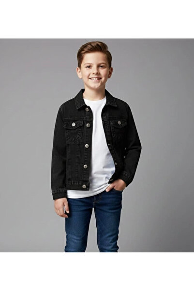 Yonca Çocuk SERCİNO Kids 99783 KIZ-ERKEK Pamuklu Kot Ceket