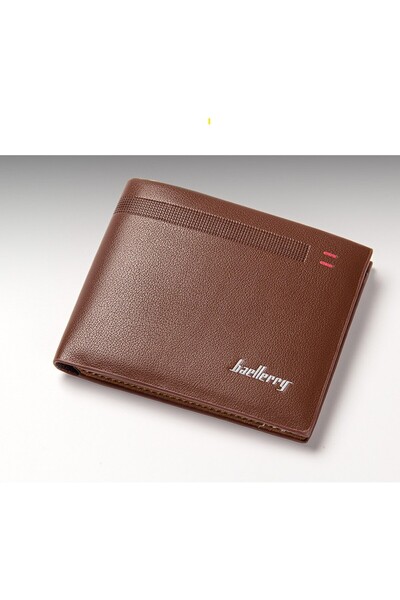 OEM AOS Men's Wallet, Classic Horizontal Design, Coin Pocket, Premium Leather...