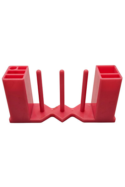 Moonstar Dikiş Makinesi Mıknatıslı Masura Koyma Aparatı 3'lü Çift Kutulu Pembe