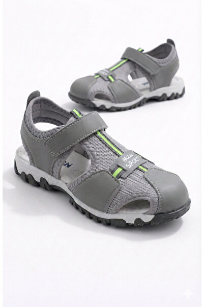 ORELİON Erkek Çocuk Spor Cırtlı Sandalet Yazlık Trekking Outdoor Rahat Kaymaz...