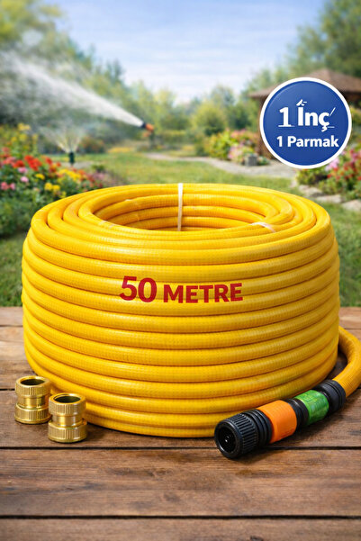 Öz Hur-Mad Bahçe Hortumu 1 İnç 50 Metre 1 Parmak – Kalın Yüksek Basınç Dayanı...