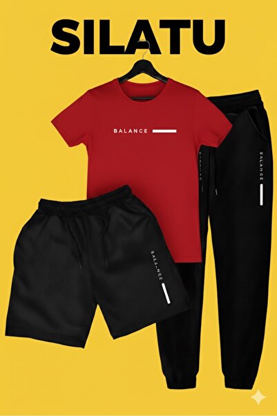 SILATU (Balance) T-Shirt Tracksuit Shorts 3-Piece Set