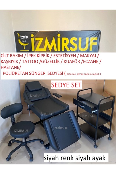 kuaforkoltugum SEDYE SET SİYAH