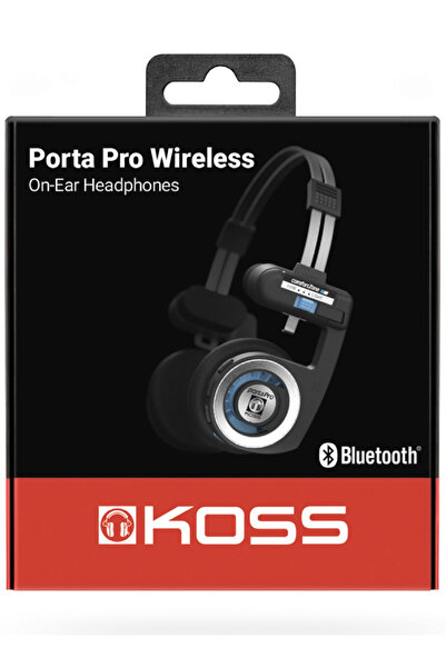 KOSS Слушалки PortaPro Wireless 2.0 On-Ear Черни