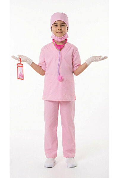 KanatGo Hemşire Kostümü kız Çocuk Seti