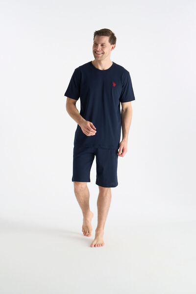 U.S. Polo Assn. Set pantaloni scurți bleumarin pentru bărbați 26Y