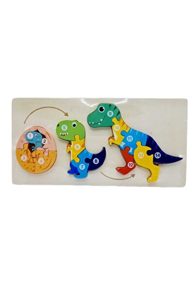 decotoys Puzzle lemn dinozauri evolutia