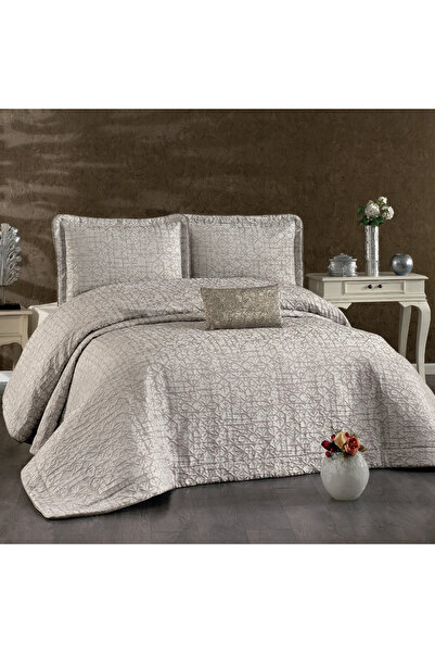 Güzide VANESSA 4 Parça Klasik Yatak Örtüsü Seti %100 Şönil