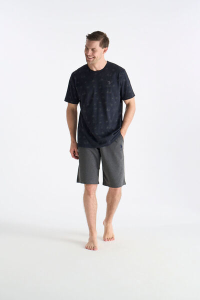 U.S. Polo Assn. Set pantaloni scurți bleumarin pentru bărbați 26Y