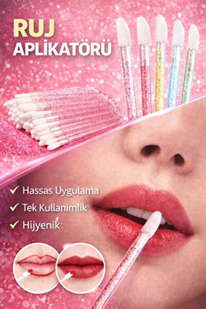 Misyul Lip Brush Ruj, İpek , Kalıcı Makyaj Fırçası 50'li