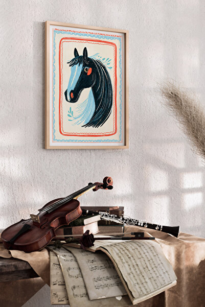 Artiera Αφηρημένη ψηφιακή εικόνα ζώγκλας, καλλιτεχνικό μοντέρνο παιδικό δωμάτ...