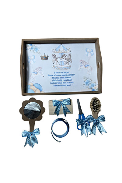 Your Baby Store Set tavita pentru taiere mot la baietei – blue cu Unicorn Car...