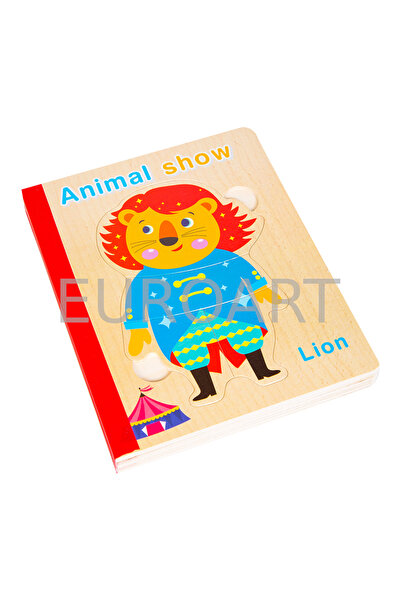 decotoys puzzle lemn 6 imagini carte