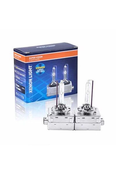 Vivendo Set 2 Becuri Xenon Auto Vivendo® D3S, 35W, 6000K, SuperVision +200%