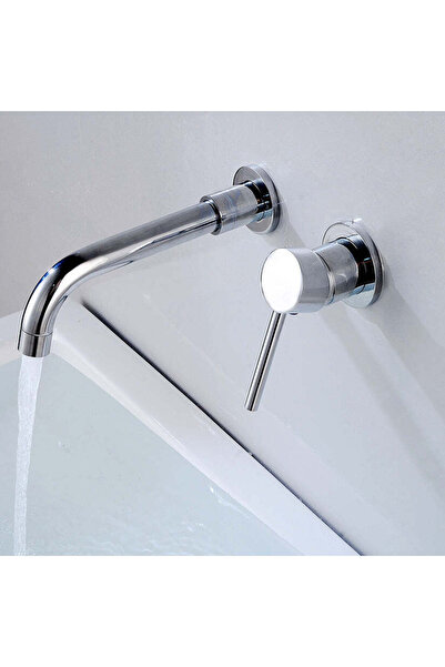 Vivendo Baterie incastrata pentru lavoar, din alama, cu rotire la 360 grade, ...