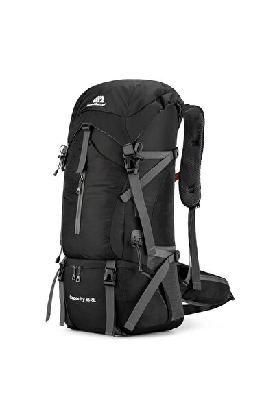 Vivendo Rucsac drumetie 70L cu husa ploaie si sistem prindere echipament 70x3...