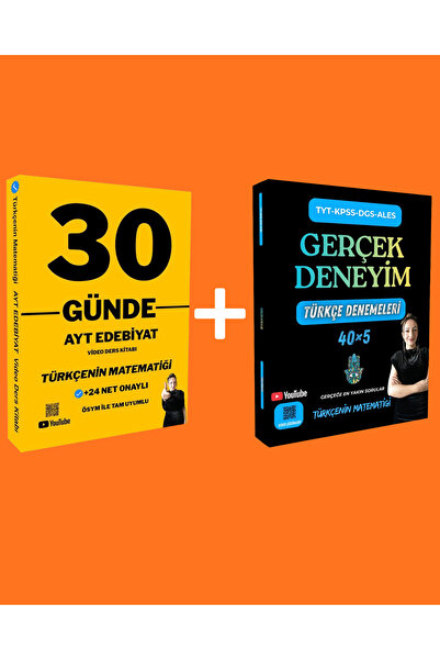 Türkçenin Matematiği 30 GÜNDE AYT EDEBİYAT VDK + GERÇEK DENEYİM TÜRKÇE DENEME...