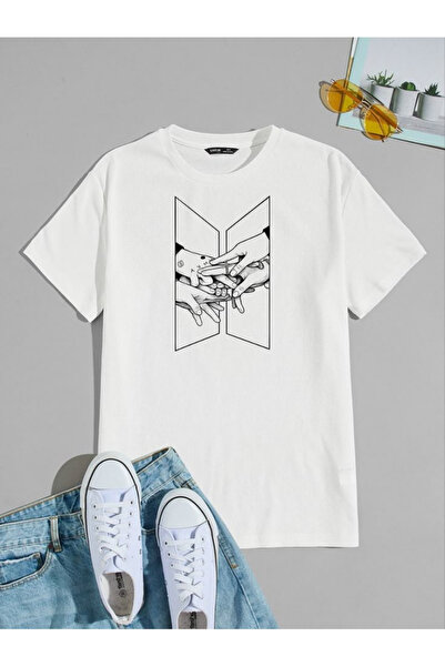 barsdepo Bts Printed T-Shirt, Oversized Unisex Tee Shirt Kids / Adult