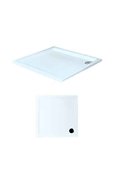 Kupon Duş 95 x 95 Kare Flat Duş Teknesi H:5 cm