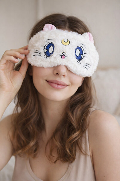 LEONEV Cat Model Eye Patch Sleeping Band