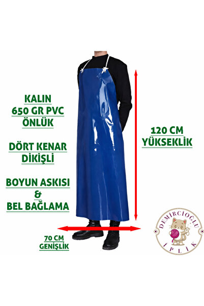 Demircioğlu İplik Su Geçirmez Önlük, 650 gr Kalın Polyester, 70×120 cm Kasap,...