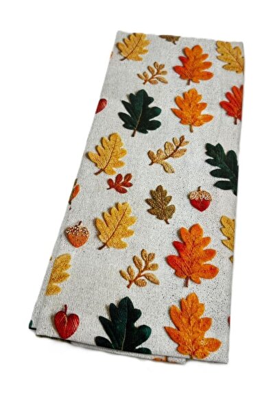 angel çanta aksesuar 120x50 cm Pamuklu Astarlık Kumaş 3 Boyutlu Yaprak Desenli