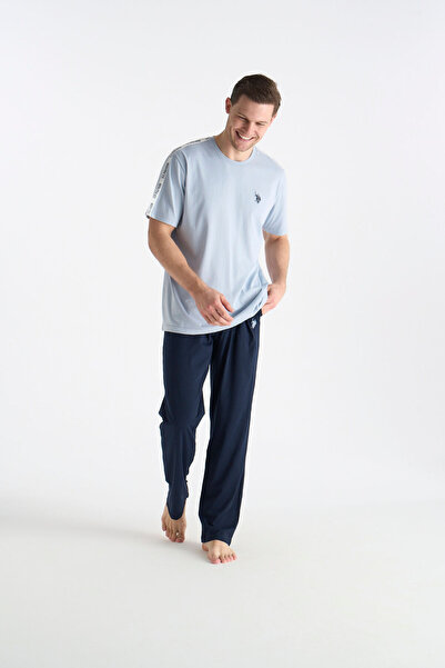 U.S. Polo Assn. 26Y Men's Blue Pajama Set