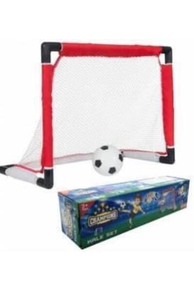 abnturk 45x34x58cm Top Dahil Çocuklar İçin Plastik Minyatür Futbol Kalesi Oyu...