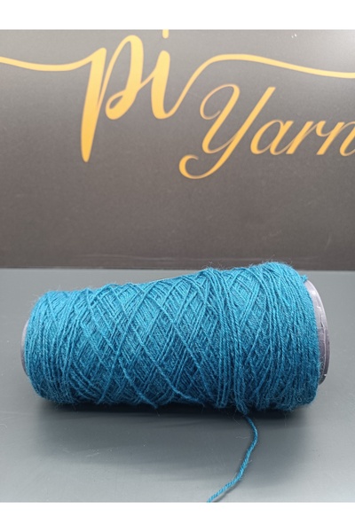 Pİ Yarn 70% Wool Content Yarn 500Gr Blue