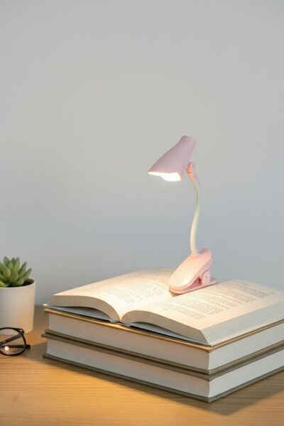 Buffer ® Lamba Model Mandallı LED Kitap Okuma Lambası – Kıvrılabilir Esnek Gö...