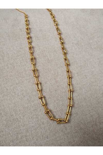 Stainlless Steel GOLDTİFANNY ÇELİK KOLYE