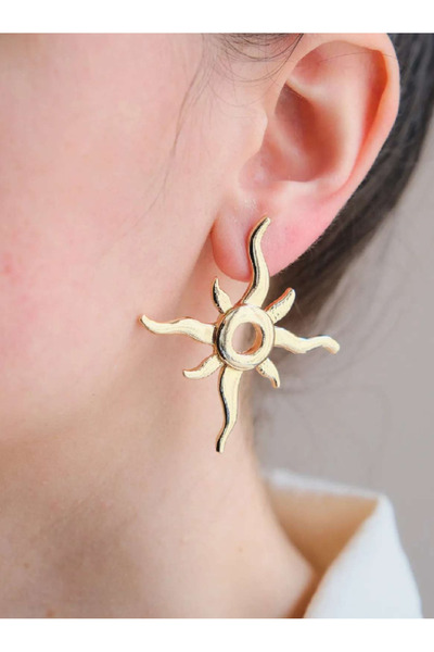 Ervalina Big Star Figure Earrings