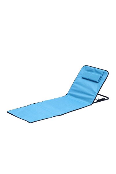 Vivendo Saltea si scaun pliabil 2 in 1 din material Oxford, pentru plaja, cam...