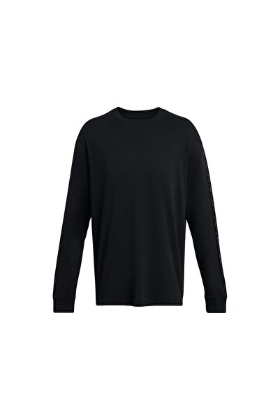 Under Armour HeatGear Tonal Wordmark Long Sleeve T-Shirt - Black (1382890-001)