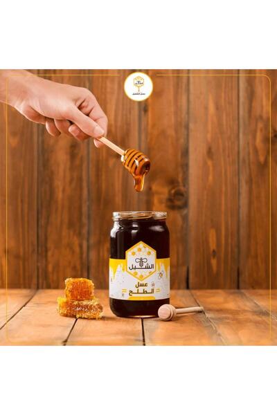 Al-Shuhail Honey عسل الطلح السعودي الفاخر من الشهيل، عسل 100% يملك لونًا عنبريًا داكنًا يميل للسواد | نص كيلو