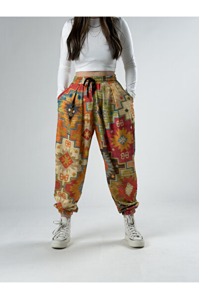 COCOPELLI Carpet Patterned Women's Jogger Pants Coc2920