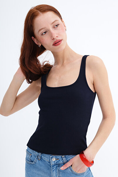 Addax Thick Strap Basic Tank Top A13404-J5